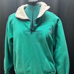 Northern Reflections Teal Zip-Up Sweater